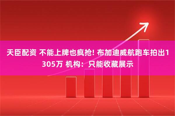 天臣配资 不能上牌也疯抢! 布加迪威航跑车拍出1305万 机构：只能收藏展示